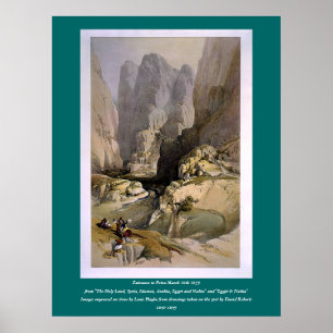 Engraved on stone by Louis Haghe Poster