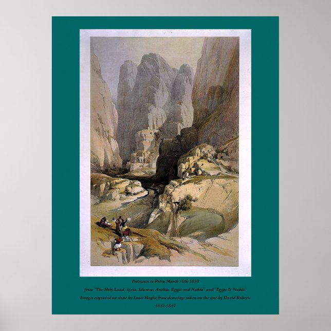Engraved on stone by Louis Haghe Poster (Front)