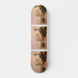 Engraved on stone by Louis Haghe Skateboard
