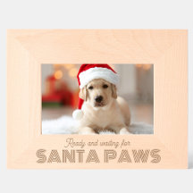 Engraved Photo Frame, Christmas dog lover fun