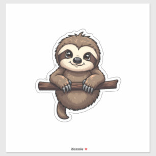 Engraved Sloth Tee Vintage Animal Art (2)