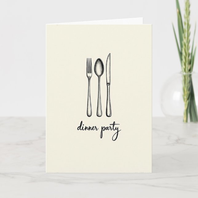 Engraved Utensil Birthday Card (Front)
