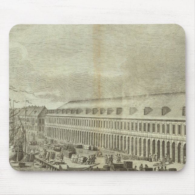 Engraved View of Saint Petersburg 2 Mouse Mat (Front)