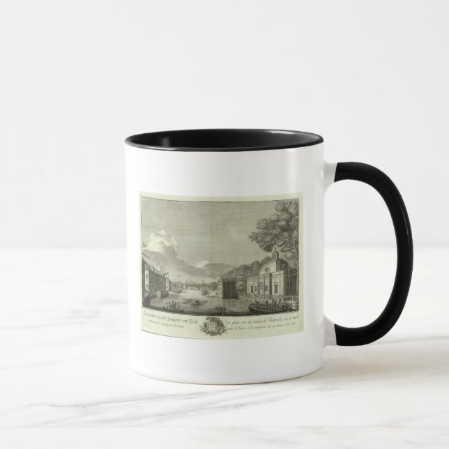 Engraved View of Saint Petersburg Mug (Right)