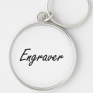 Engraver Artistic Job Design Key Ring