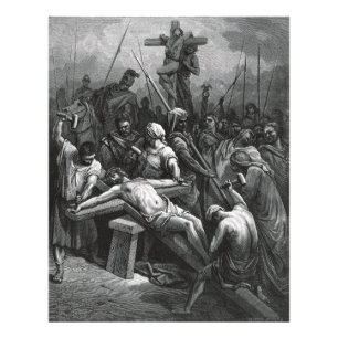Engraving Jesus Crucifixion 1866 by Gustave Dore Photo Print