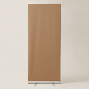 Enhance Your Design with a Brown Background  Retractable Banner