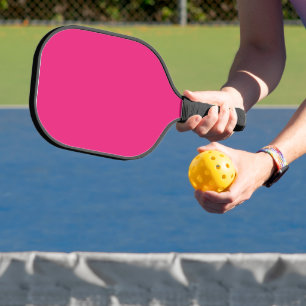 Enhance Your Design with Pink Background  Pickleball Paddle