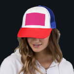 Enhance Your Design with Pink Background  Trucker Hat<br><div class="desc">Create a minimalist aesthetic with a pink and black design element. This elegant backdrop combines modern style and simple chic for a creative,  stylish wallpaper!</div>