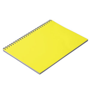 Enhance Your Design with Yellow Background  Notebook