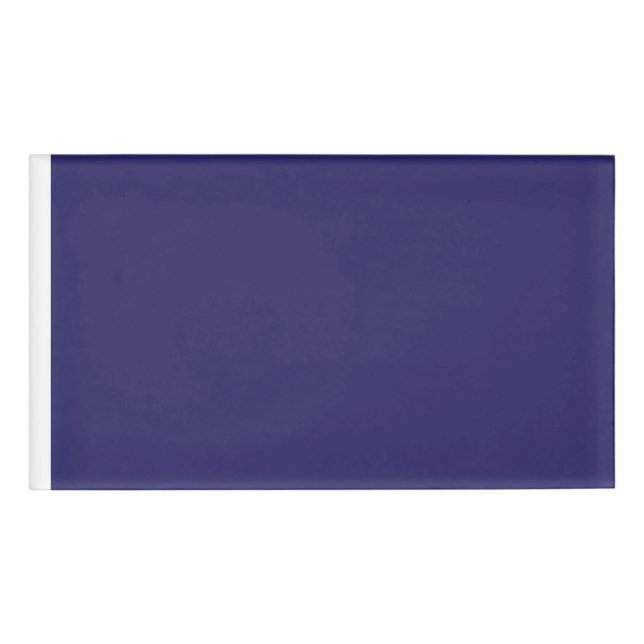 Enhance Your Home Decor with a Stylish Blue  Name Tag (Front)