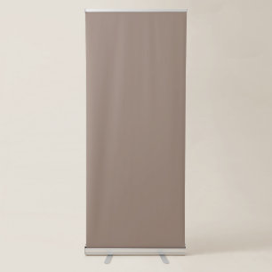 Enhance Your Living Room Style with a Brown Retractable Banner