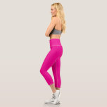Enhance Your Space with a Pink Background Capri Leggings<br><div class="desc">Transform your space with a chic and elegant pink background and black border design. Elevate your aesthetic with this simple yet stylish wallpaper graphic that adds a touch of sophistication to any room!</div>