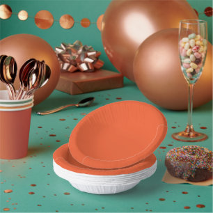 Enhance Your Space with an Eye-Catching Orange Paper Plate