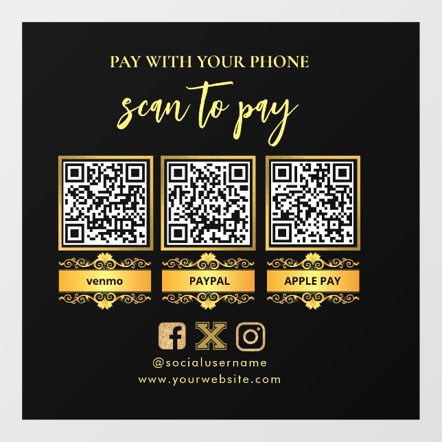 Enhance your storefront with our custom Business  Window Cling (Sheet)