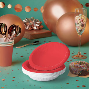 Enhance Your Website Banner with Red Background  Paper Plate