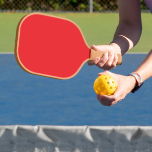 Enhance Your Website Banner with Red Background Pickleball Paddle