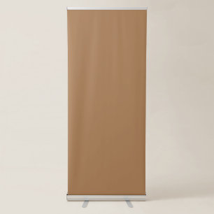 Enhance Your Website Design with a Stunning Brown Retractable Banner