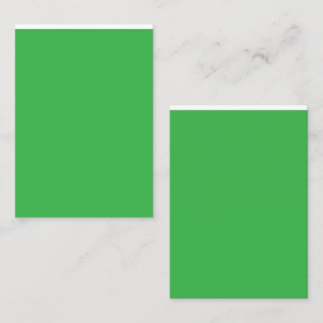 Enhance Your Website with a Green Background Business Card (Front/Back)