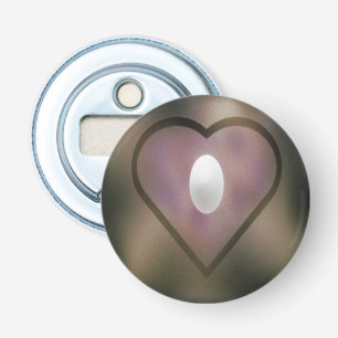 Enhance your window with glowing hearts art butt bottle opener