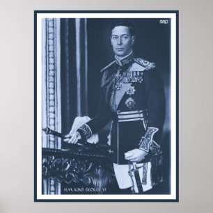 (enhanced) King George VI of the United Kingdom Poster