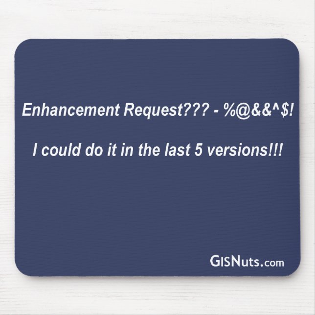 Enhancement Request Mousepad (Front)