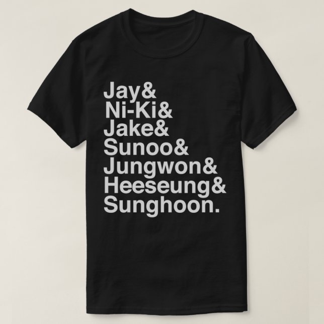 ENHYPEN KPop Korea Korean Boy Band Idol Artist ILa T-Shirt (Design Front)