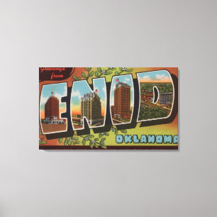 Enid, OklahomaLarge Letter ScenesEnid, OK Canvas Print
