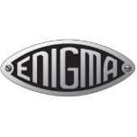Enigma logo sculpture standing photo sculpture<br><div class="desc">To decorate your office,  in a window display,  the culture of the Enigma logo.</div>