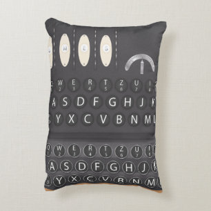 Enigma Machine Decorative Cushion