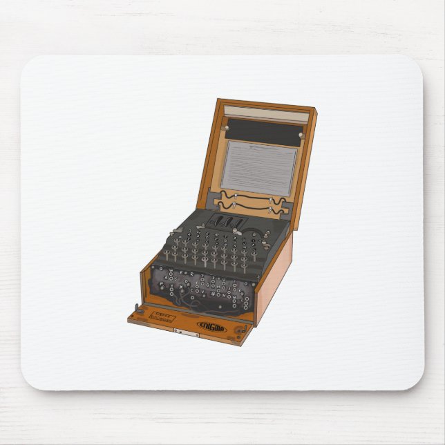 Enigma Machine Mouse Mat (Front)