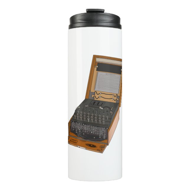 Enigma Machine Thermal Tumbler (Front)