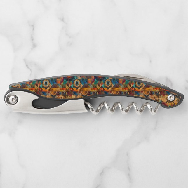 Enigmatic Black "Inherited Artistry" Luxury Corksc Corkscrew (Front)