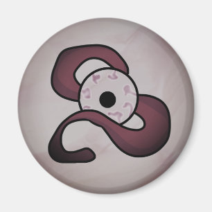 Enigmatic Entwined Eye Magnet