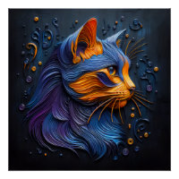 Enigmatic Feline Glance - AI Creates