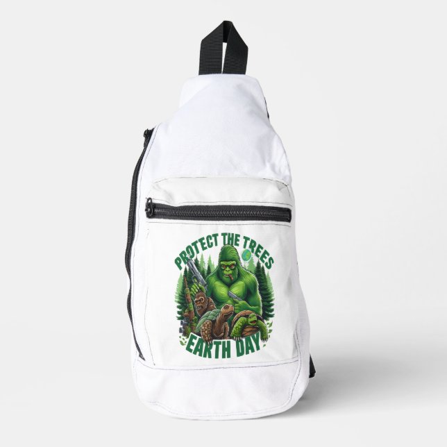 Enigmatic Jungle Standoff Sling Bag (Front)