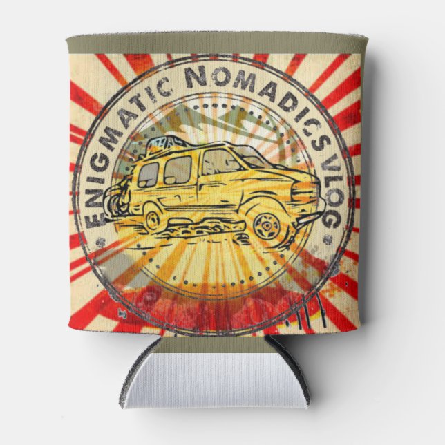 Enigmatic Nomadics Koosie Can Cooler (Front)