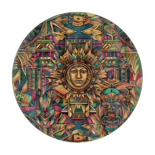 Enigmatic Sapphire "Vibrant Historical Emblem" Kit Cutting Board