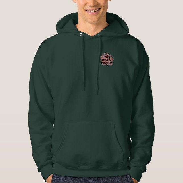 Enigmatic Text Design Hoodie (Front)