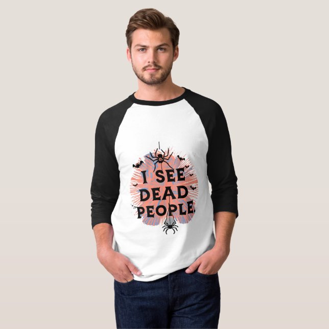 Enigmatic Text Design T-Shirt (Front Full)