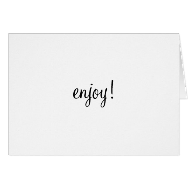 Enjoy! (Front Horizontal)