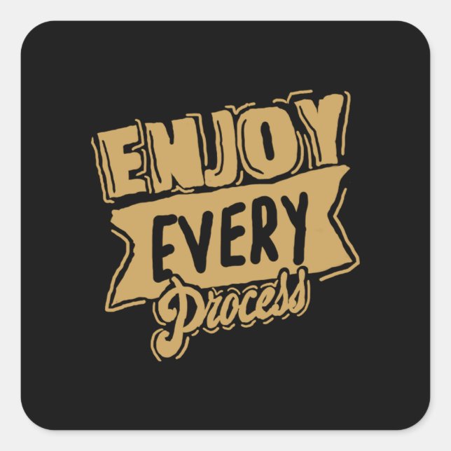 ENJOY  51 SQUARE STICKER (Front)