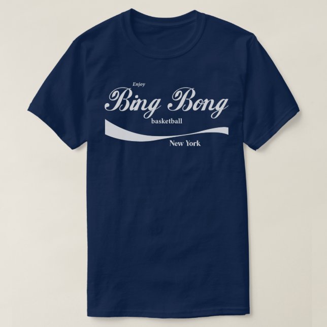 Enjoy Bing Bong Basketball New York T-Shirt (Design Front)