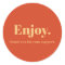 Enjoy Business Sticker Design
