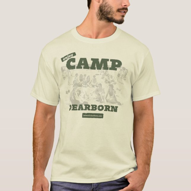 Enjoy Camp Dearborn Mens Tee (Front)