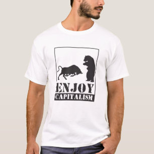 Enjoy Capitalism Bulls and bears T-Shirt