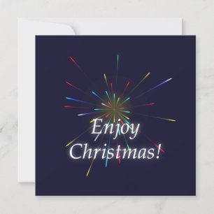 Enjoy Christmas Holiday Card