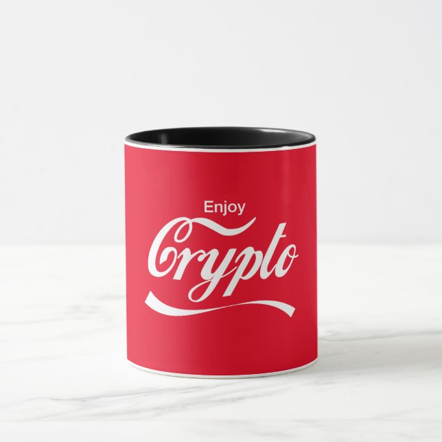 Enjoy Crypto Parody Mug (Center)
