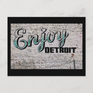 Enjoy Detroit Postcard