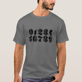 Enjoy English Numbers Novelty Graphic Tees